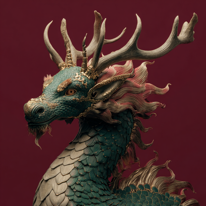 Lyckobringande qilin – Diamantmålning