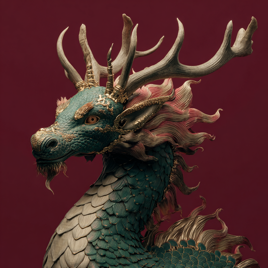 Lyckobringande qilin – Diamantmålning