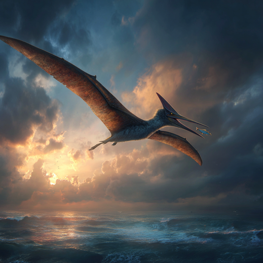 Pteranodon över havet – Diamantmålning
