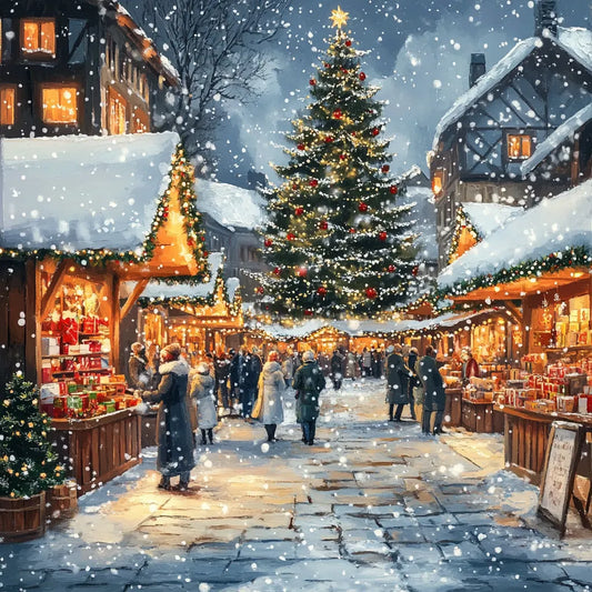 Julmarknad - DiamantmåLning