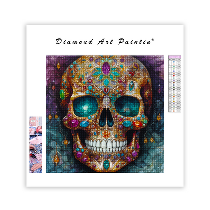 Skull Prydd - DiamantmåLning