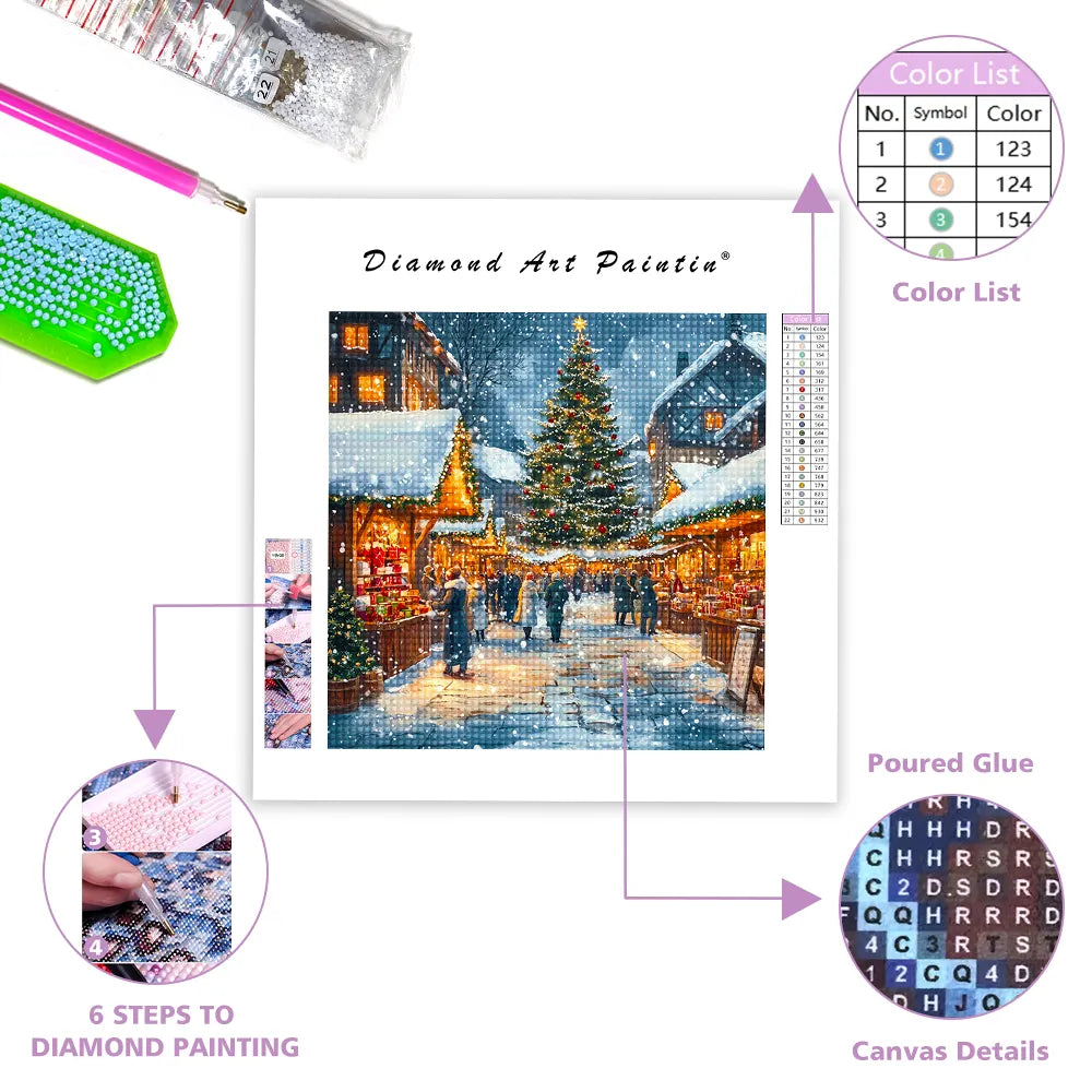 Julmarknad - DiamantmåLning