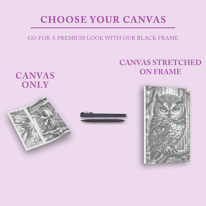 Blå Uggla - Prickmålning