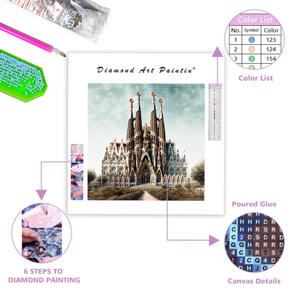 Sagrada Familia - DiamantmåLning