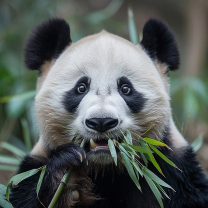 Fridfull panda – Diamantmålning