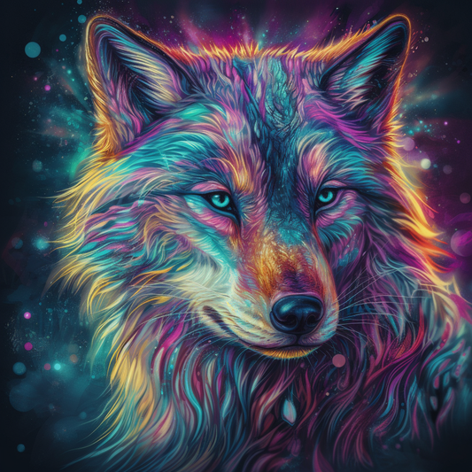 Ghost Wolf'S Gaze - DiamantmåLning