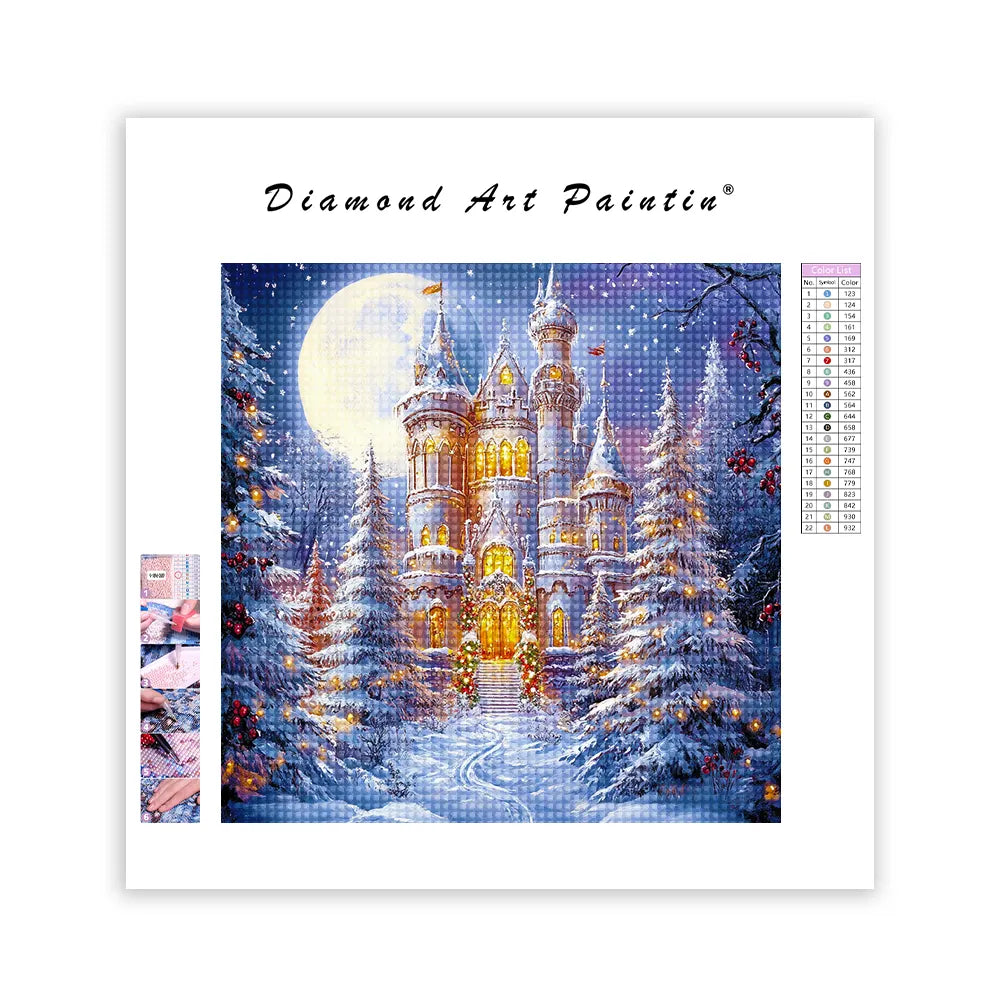 SnöTäCkt Slott - DiamantmåLning