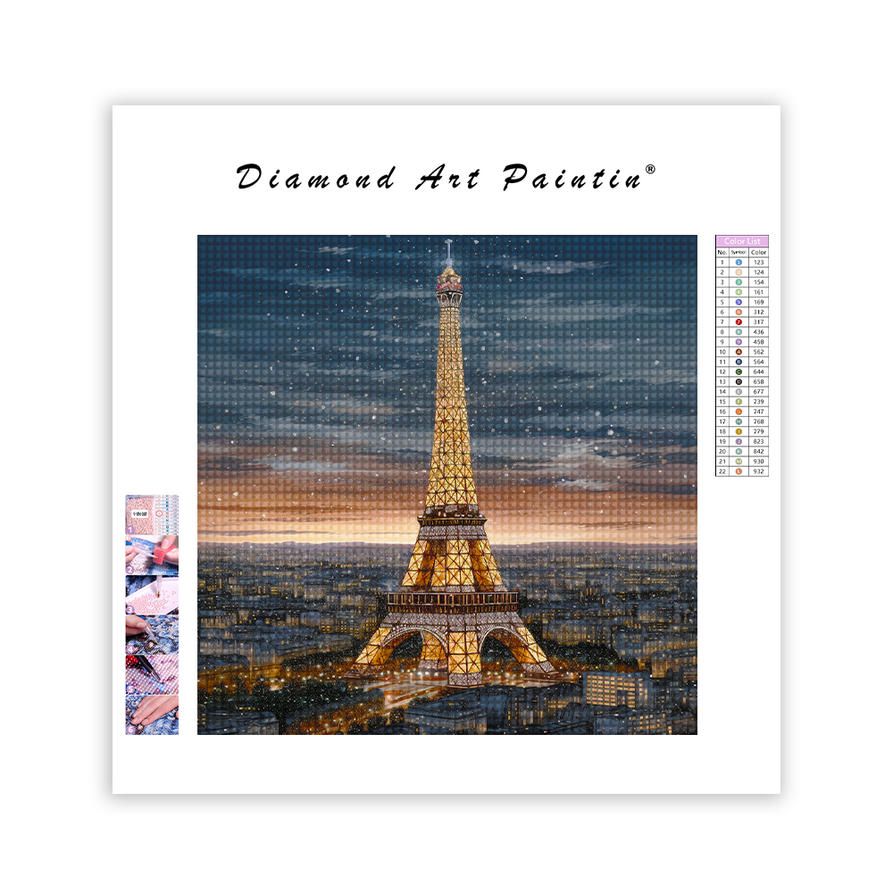 Eiffel Tow- DiamantmåLning