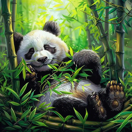 Lazy Panda - DiamantmåLning