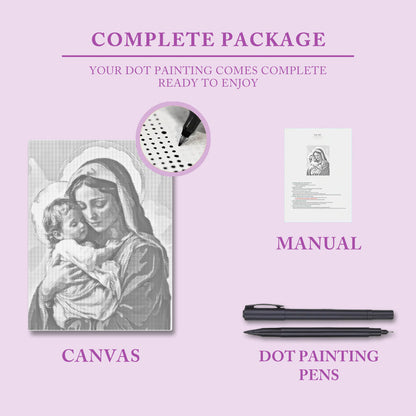 Helig omfamning - Prickmålning