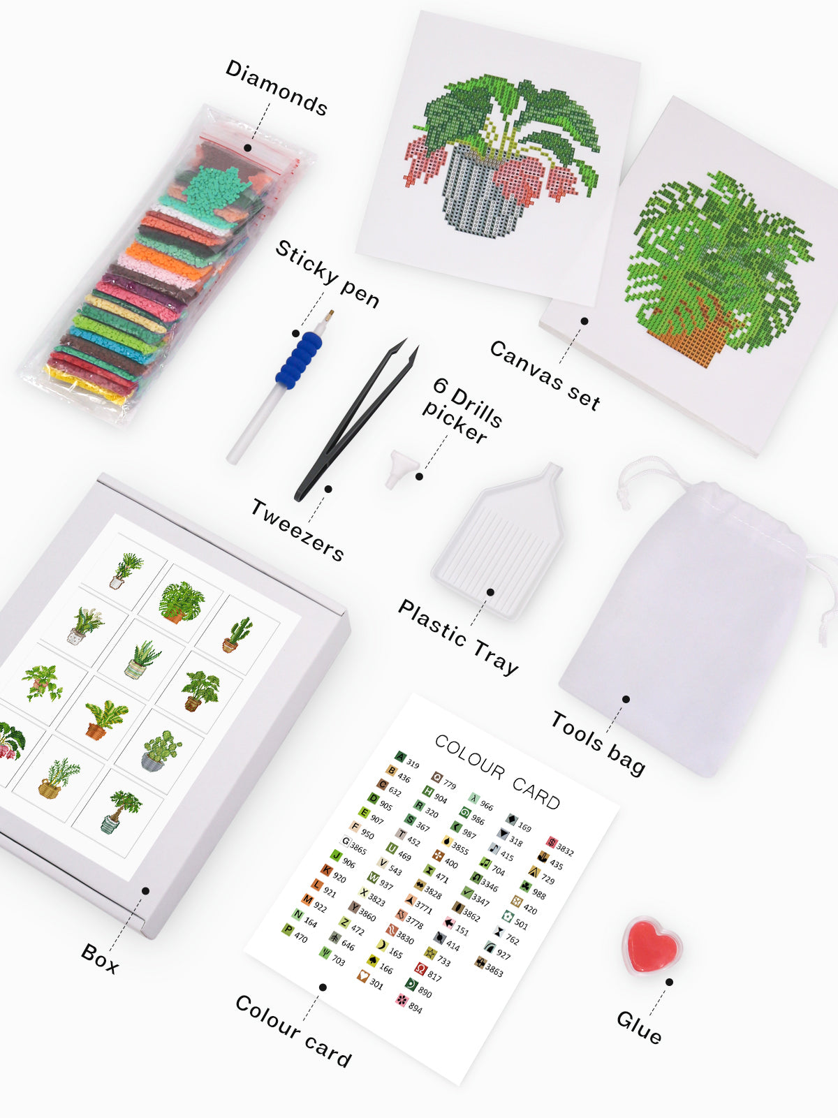 Mini-inomhusväxtparadis