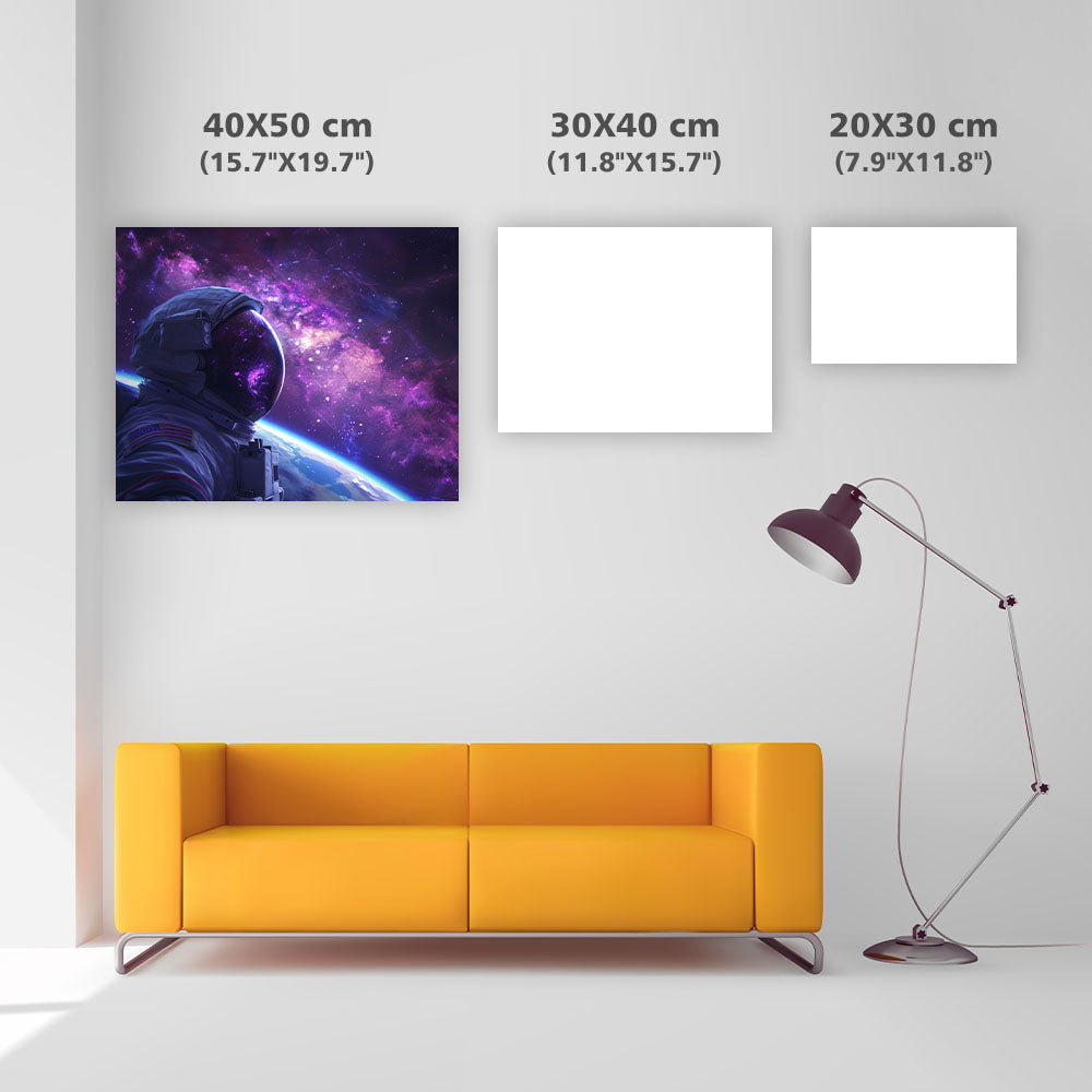 Astronaut i nebulosa – Diamantmålning