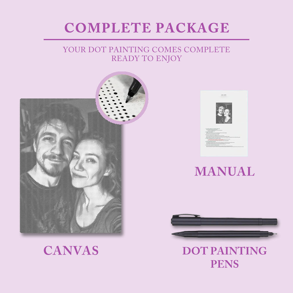 Personligt foto - Prickmålning