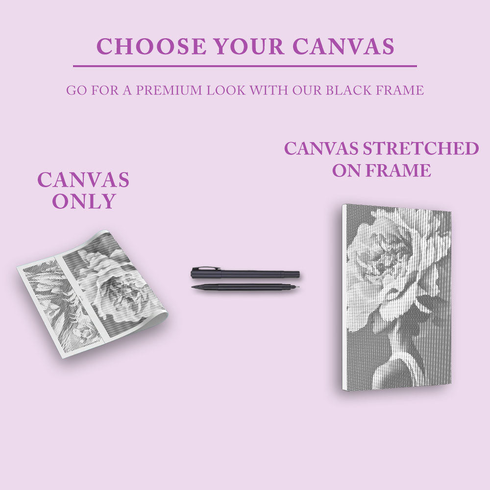 Kvinnablomma - Prickmålning