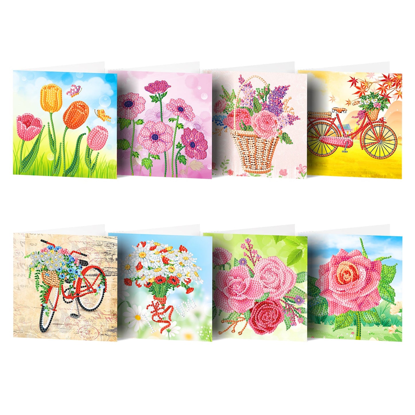 Hälsningskort – Blommande dagar-set