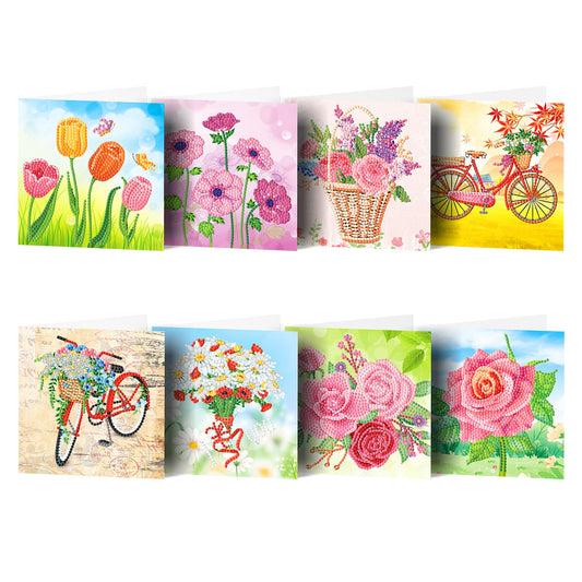 Hälsningskort – Blommande dagar-set
