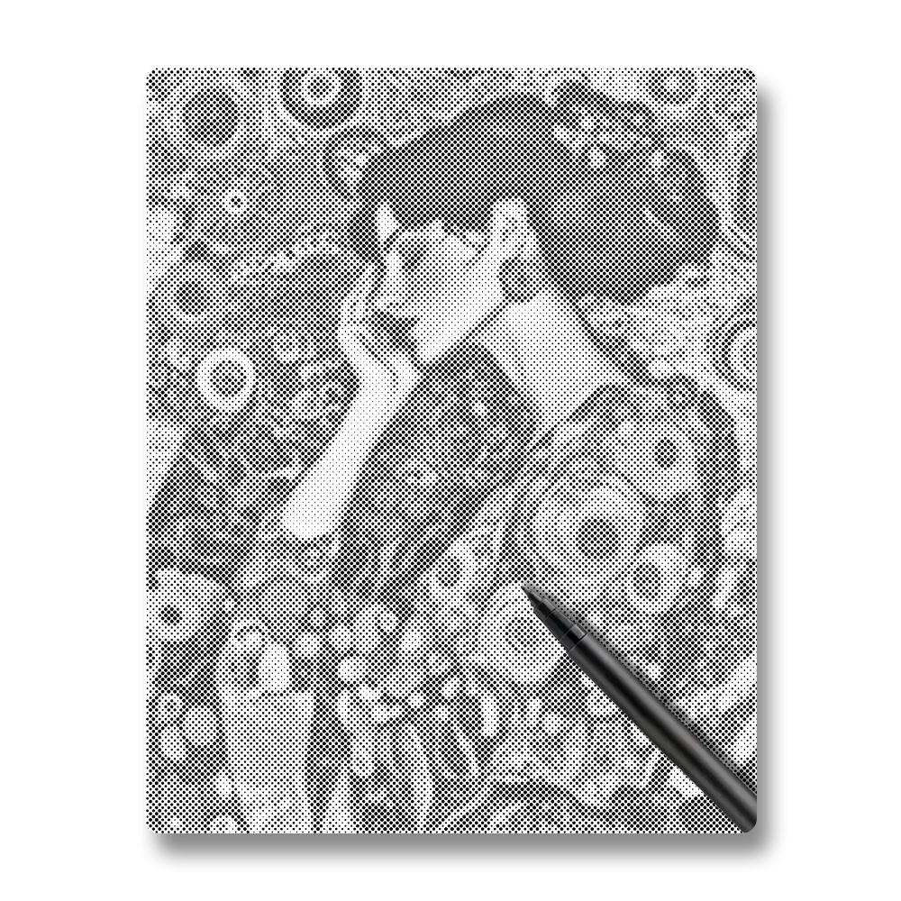 Vintage kvinna - Prickmålning