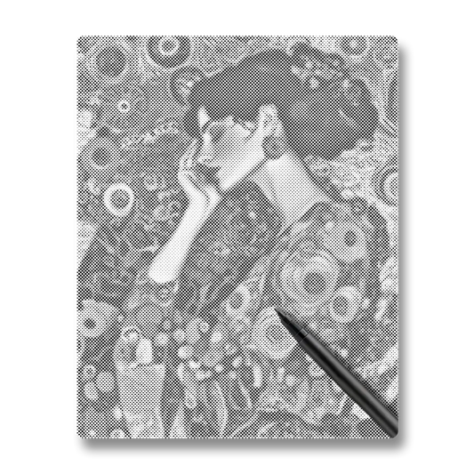 Vintage kvinna - Prickmålning