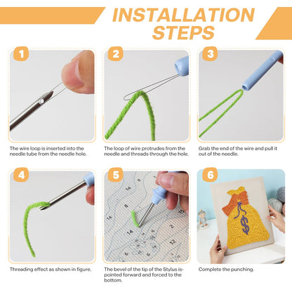 Pengapåse – Punch needle-broderi