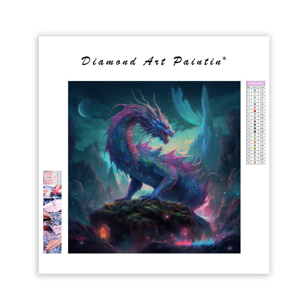 Kristalldrake – Diamantmålning
