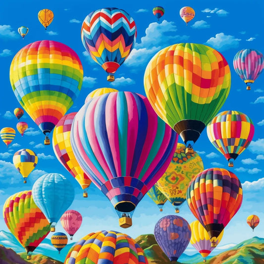 Flytande Ballonger - DiamantmåLning