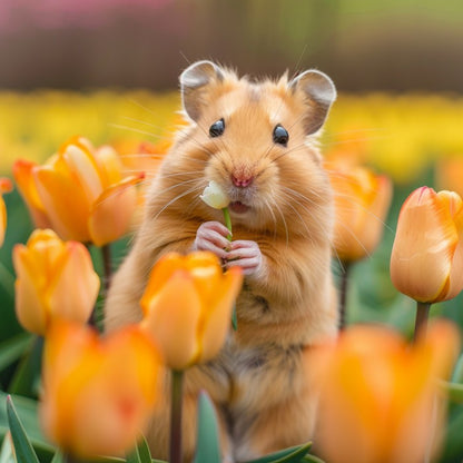 Tulpanhamster – Diamantmålning