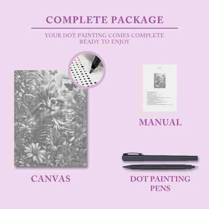 Trädgårdskattunge - Prickmålning